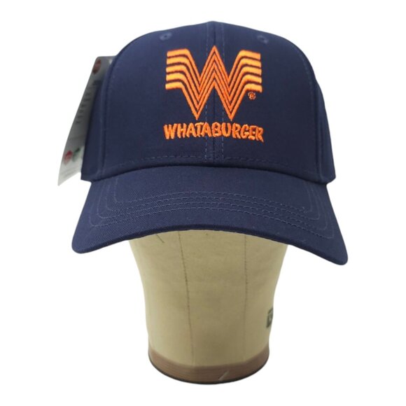 Whataburger Snapback Cap Fast Food Restaurant Embroidered Logo Baseball Hat NEW - Picture 10 of 15